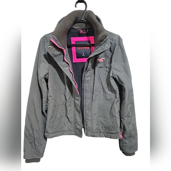 Hollister Women's Gray Jacket Sz S - Picture 2 of 8